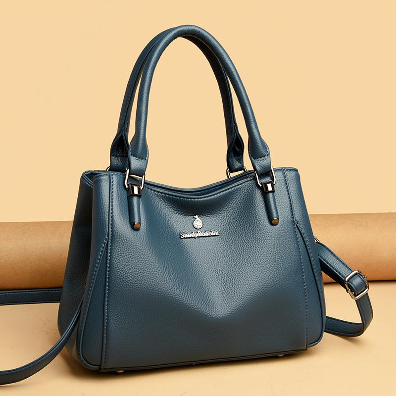 Neue Hochwertige PU Damen Handtasche Schulter Crossbody Taschen Tragetasche für Studentinnen Damen Handtasche Bolsa Bolsas Para Mujeres