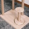 All-in-One Solid Wood Cat Tree: Climbing Frame, Bed, Space Capsule, Sisal Post, and Toys