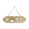 1Pc Wooden Door Sign Welcome Hang Up Welcome Guests in Front of The Door Home Decoration Sign Bow Creative Hang Up