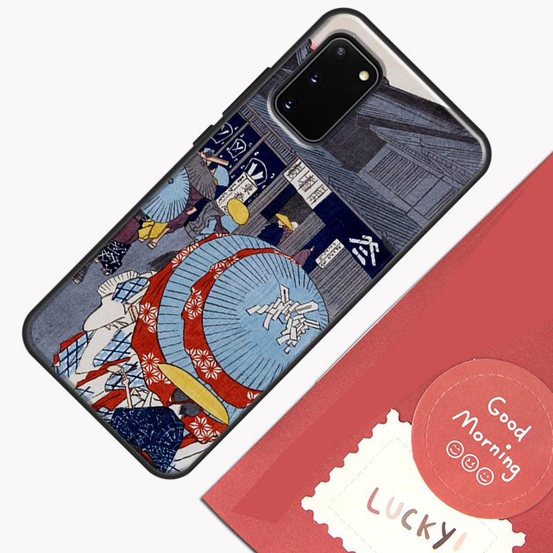 Ukiyo-e Japanese Style Art Phone Case For Samsung Galaxy S26 S25 S24 S20 S21 S22 S23 Ultra S10 Plus S25 FE Cover Shell