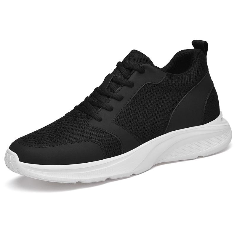 Men's Invisible Height-Increasing Shoes: 8cm, 10cm New Trendy Summer Breathable Thick Bottom Sports Shoes