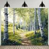 Spring Style Jungle Tapestry Durable Polyester Fiber Large Wall Tapestry Party Decoration, Indoor/Outdoor Room Decoration