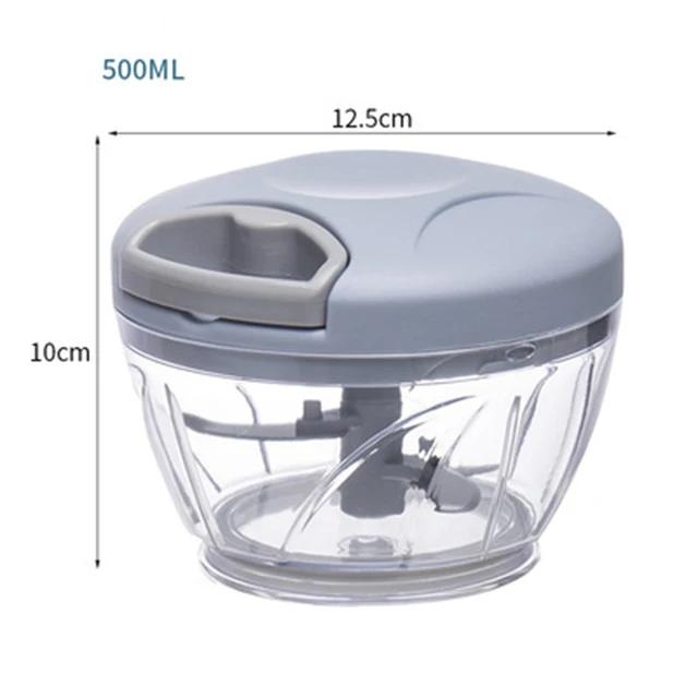 500/900ML Garlic Chopper Meat Grinder Manual Rotate Vegetable Cutter Chopper Slicer Fruit Garlic Crusher Kitchen Gadget Blenders