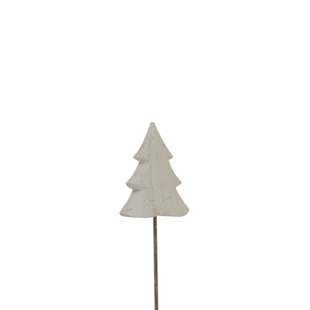 Hill Interiors White Washed Pine Tree Christmas Decoration