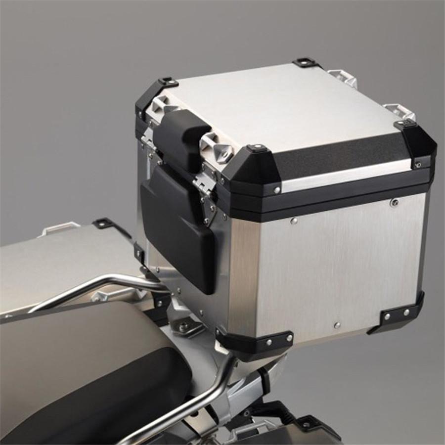 

For BMW R1200GS Rear Aluminum Box Passenger Backrest Pad & Side Box Handle Rope
