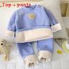 Childrens Winter Warmth Top With Thick Fleece For Boys And Girls Ages 3 To 8