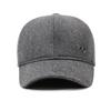 Warm Ear Protection Baseball Cap Middle-Aged Men's Winter Velvet Cap Dad Grandpa Outdoor Cold-Proof Cotton Cap