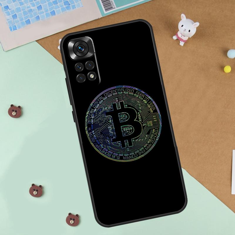 Bitcoin Case For Xiaomi Redmi 14C 10C 12C 13C Cover For Redmi Note 14 Pro 13 9 10 11 12 10S 11S 12S