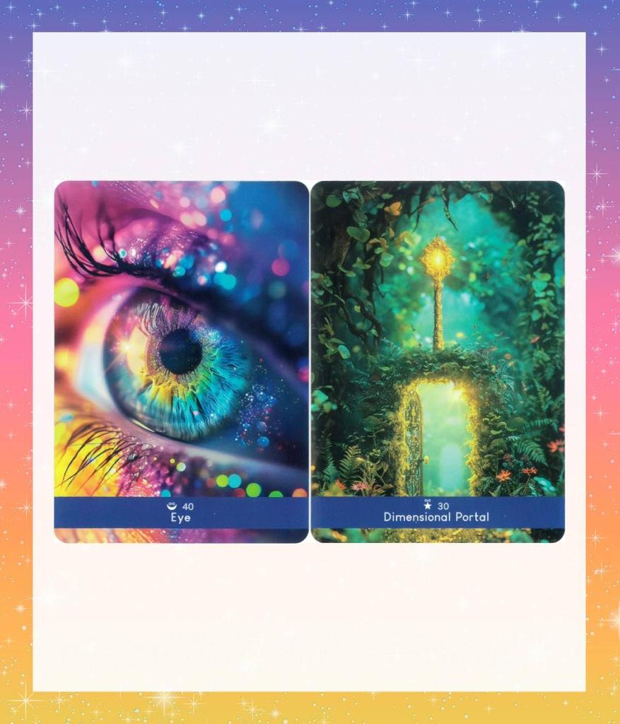 UNIVERSE LIGHT ORACLE UNIVERSE LIGHT ORACLE with Japanese Manual Oracle Tarot Cards Fortune Telling [Japanese Version] [Genuine]