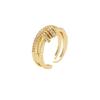 Hot selling rotating and dynamic open-end ring in Europe and America, women's simple and personalized rings