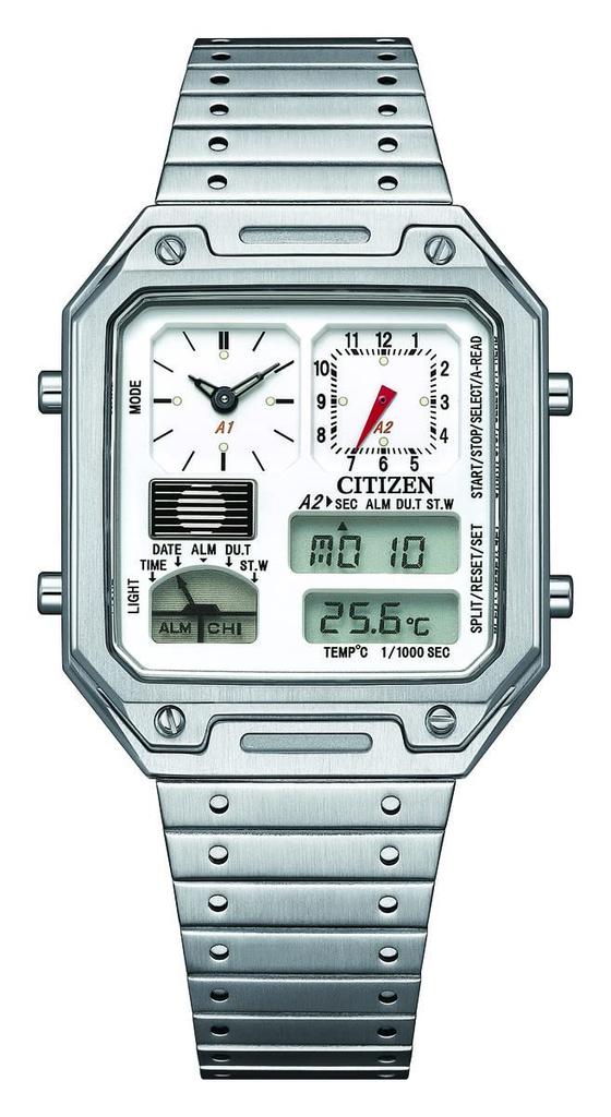 Citizen Record Label RECORD LABEL Thermosensor Specific Store Model Watch CITIZEN THERMO SENSOR White [Citizen] JG2120-65A Men's Women's