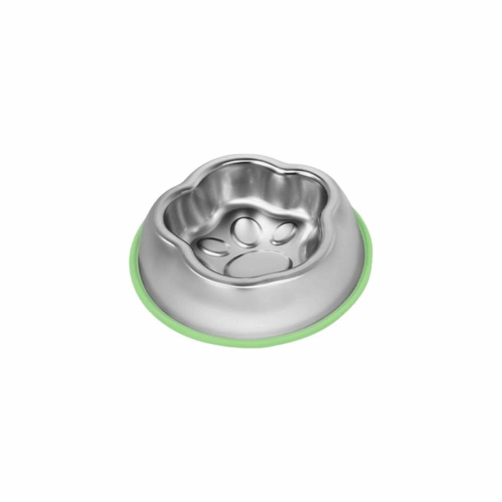 

Large Capacity Pet Water Feeder Single/Double Bowl Pet Food Container For Dogs Cats Green Single Bowl