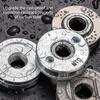 Easy Disassembly Upper Plate Featuring Smooth Roller & Rusts Resistant Construction Suitable for 100 Type Angles Grinder