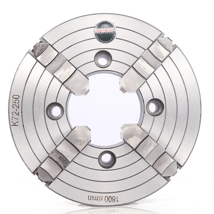 K72-250 Adjustable Three/Four-Jaw Single-Action Eccentric Lathe Chuck