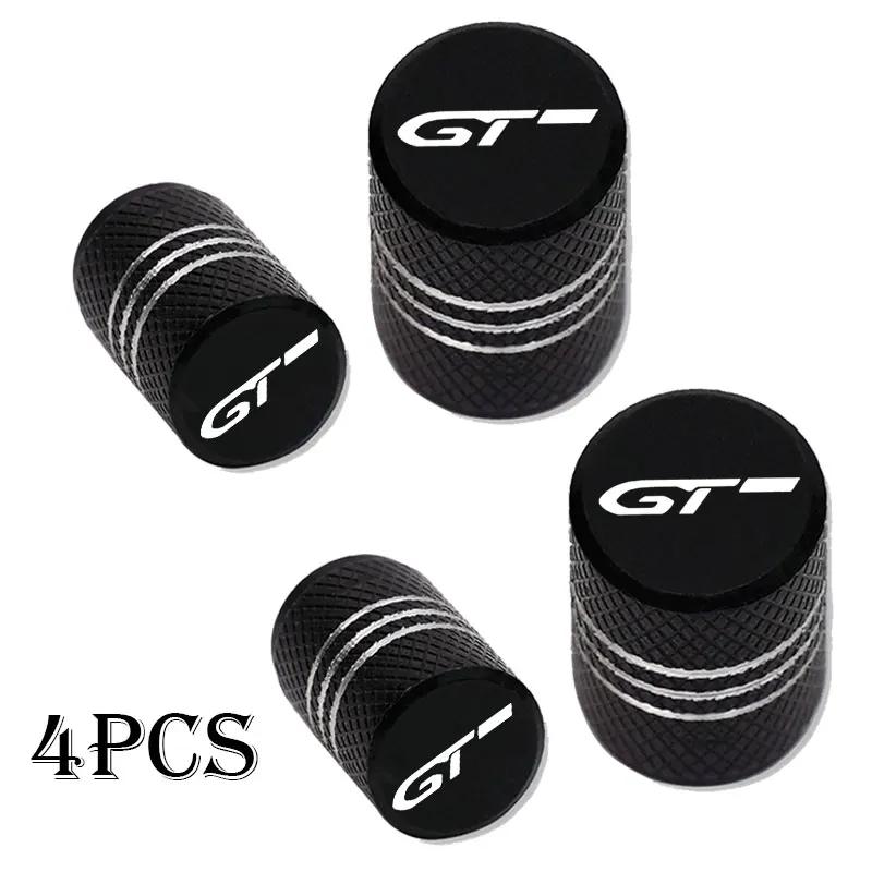 4pcs Car Wheel Tire Valve Caps Tyre Stem Covers Airdust Waterproof For Peugeot GT GTLine RCZ 308 508 3008 5008 Accessories
