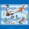 3-in-1 Stadt Flughafen Baustein Flugzeug Passagierterminal Personal Flugzeug Gepäckwagen Bus STEM Lernspielzeug Weihnachtsgeschenk