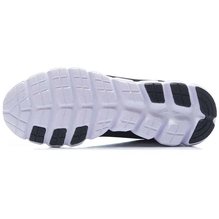 Li Ning Shock Absorption Low Top Running Shoes Men Sneakers Black ARHR203-6
