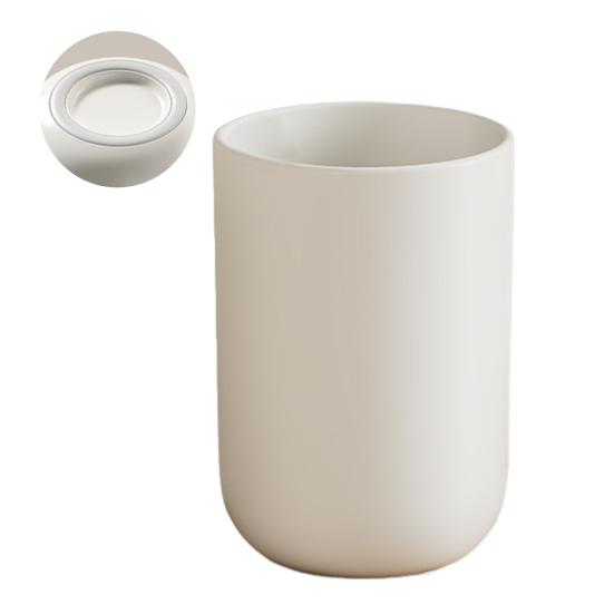 Mouthwash Cup Food Grade Student Dormitory Cup Anti-Slip Silicone Base Quick Drain Design Bathroom Cup