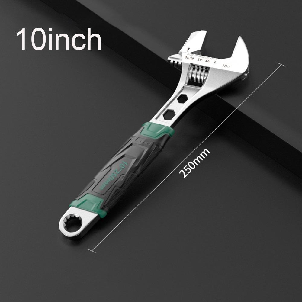 Long Handle Universal Spanner Anti-Slip Clamp Wrench Useful Adjustable Wrench  Car Repair