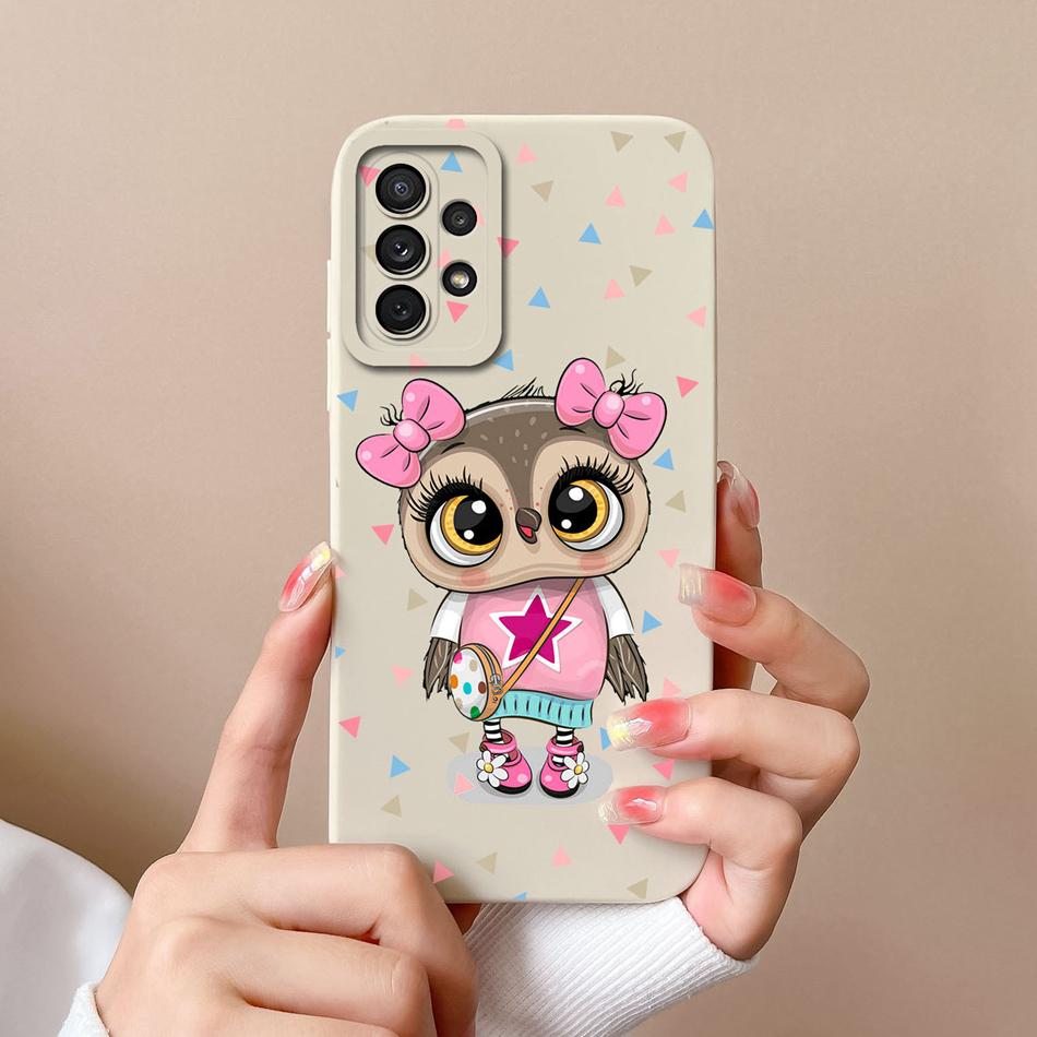 For Samsung Galaxy A72 Phone Case Love Heart Soft Liquid Silicone Camera Protection Back Cover For Samsung A 72 4G 5G Funda Capa