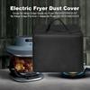 Reusable Espresso Machine Dust Cover Black Coffee Maker Cover  Countertop Appliance Protection