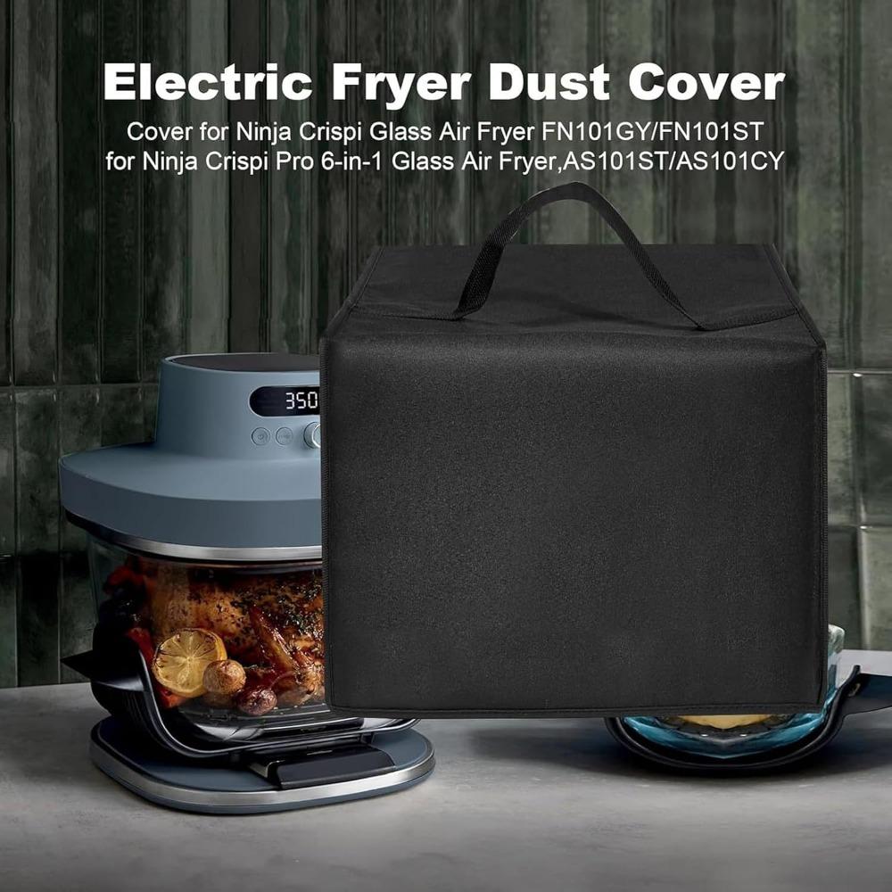 Reusable Espresso Machine Dust Cover Black Coffee Maker Cover Countertop Appliance Protection