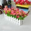 Home Living Artificial Plant Set With Wooden Fence For Wedding Decor And Photo Props