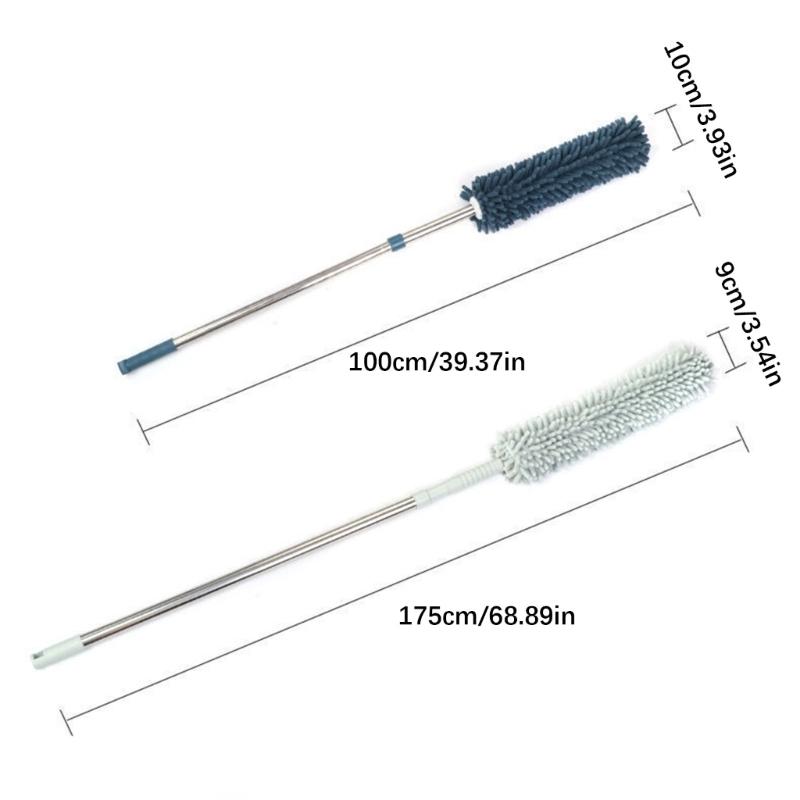 Flexible Extendable Cleaning Duster Up To 175cm With/without Washable Washing Cloth For Pet Hair Dust Removal