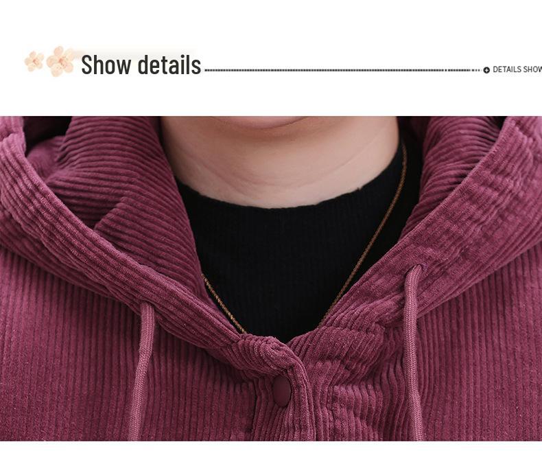 Extra Large Stylish Winter Jacket for Middle-Aged & Elderly Women 2025