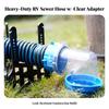 RV Sewer Hose Kit Flexible with Adapter Low-Profile for Motorhomes