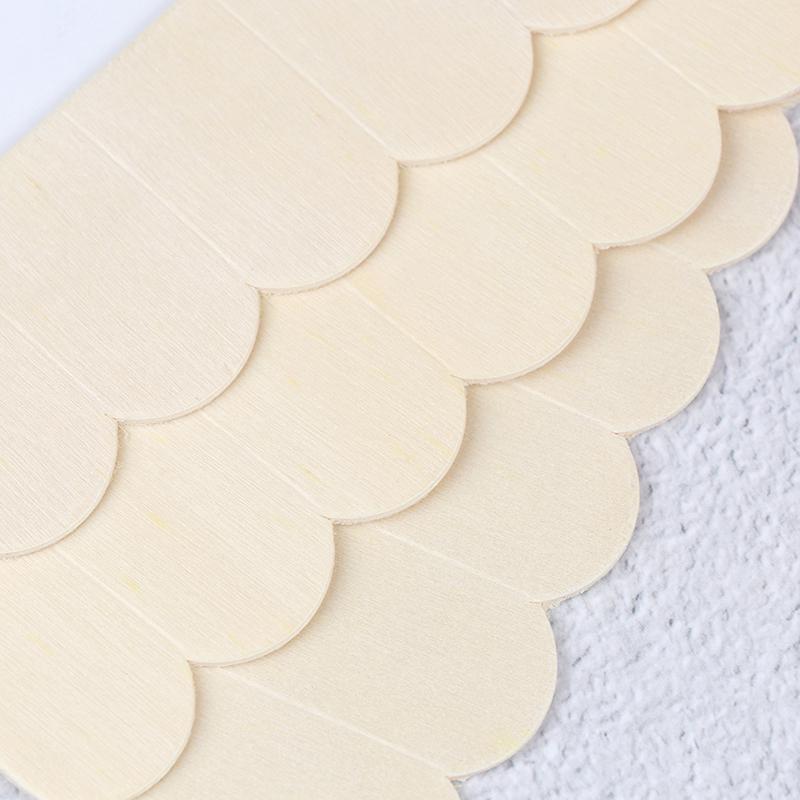 1:12 Dollhouse Miniature Wood Roof Tiles House Decoration Accessories