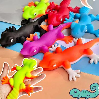Simulace Ještěrka Animal Squeeze Vent Dekompresní hračky TPR Měkká guma Dětská halloweenská hračka Trick Or Treat Horor