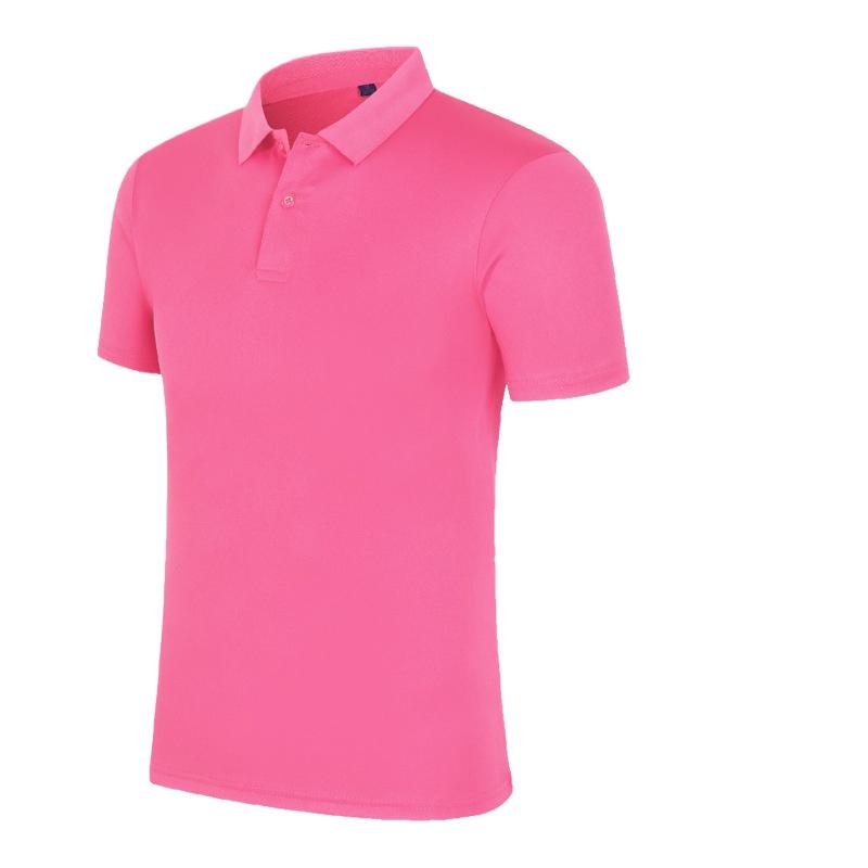 Polo Shirt Solid Color Sports Quick Drying Summer Polo Shirts Short Sleeve T-shirt Men's Clothing