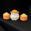 Creative Car Navigation Screen Rear Mirror Cute Chick Straw Pile Supplies Accessories Car Center Console Ornament Decoration