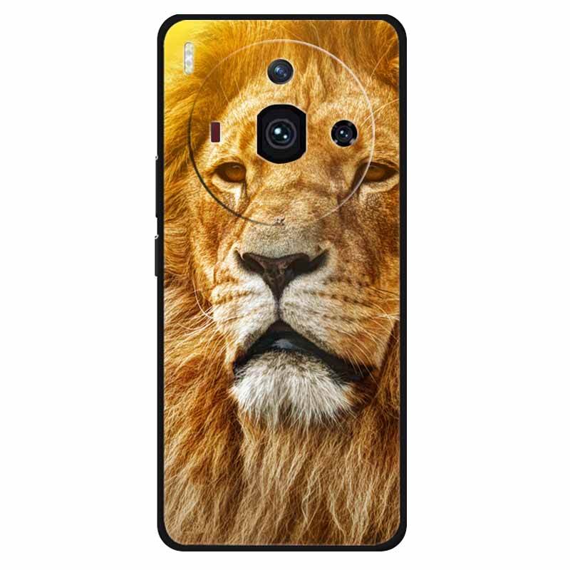 Für Nubia Z50S Pro Hülle Mode Schutz Silikon Bemaltes TPU Hülle für ZTE Nubia Z50S Pro 5G Cover NX713J Süß Weich Löwen