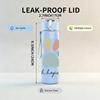 1PC Faith Hope Love Paw Print 750ml Color Plastic Sports Water Bottle Leakproof Flip Straw Lid Suitable for Sports Office Home Use