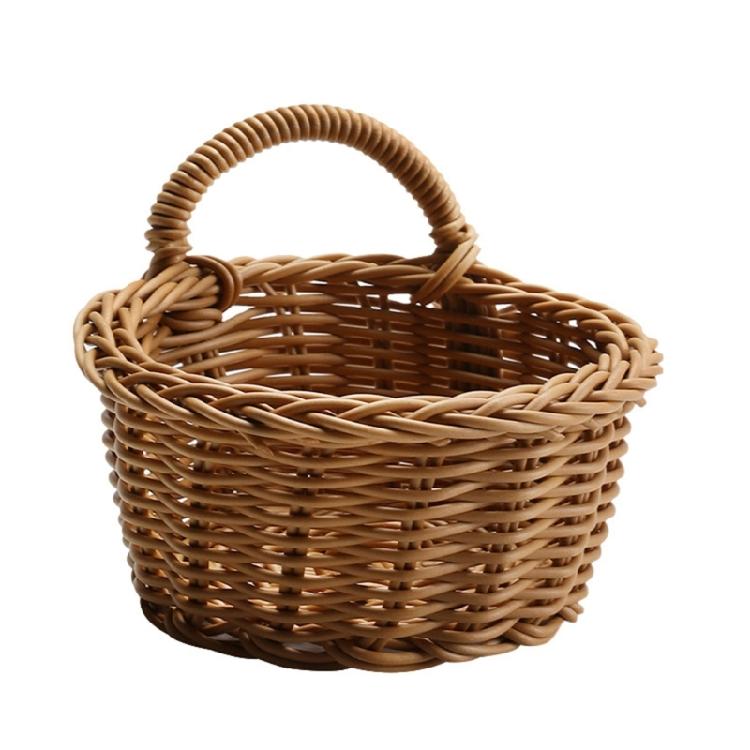 Sturdy Plastic Storage Basket Organizers with Elegant Designs Accent Home Decoration Accessory for Household Daily Use