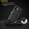 For iPhone 16 Stand Cases Calf Texture Genuine Split Leather Wallet Phone Cover