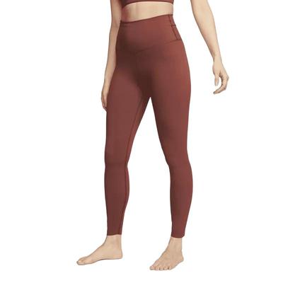 Nike Solid Color Casual Comfortable Versatile Sports Long Pants Women Bottoms Rust-Red CJ3802-670