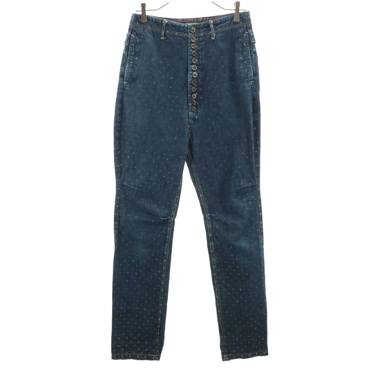 

KAPITAL сделано в Японии Джинсы с рисунком в горошек Клоун Мужские Б/У