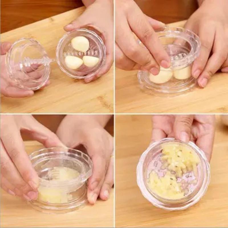 1pc Garlic Crusher Kitchen Multifunction Manual Garlic Press Roller Crusher Chopper kitchen gadgets and accessories