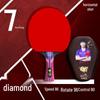 Rachetă de tenis de masă profesională seria Diamond Double Fish cu 7 stele