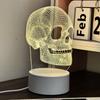 3D Crystal Skull LED Night Light - The Perfect Choice for Halloween and Birthday Gifts, Home Decoration, and Unique Souvenirs