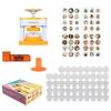 Plastic Kid Badge Button Maker Machine Press Maker DIY Pin Badges Machine  for Kid Gift
