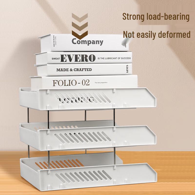 Three-Tier Desktop File Organizer