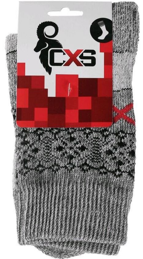 CXS SKI SOCKS GRAY SIZE 46-47 - BHP CX2 5981