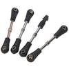 4Pcs Adjustable Steering Tie Rod Linkage Replacement Accessory for 1/10 RC Off Road Vehicle