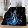 Classical Guitar Electric Guitar Soft Plush Blanket,Flannel Blanket Throw Blanket for Living Room Bedroom Bed Sofa Picnic Cover