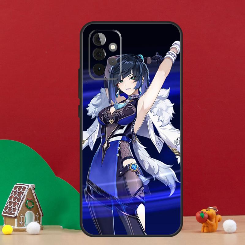Yelan Genshin Impact Case For Samsung Galaxy A55 A52 A32 A12 A33 A06 A16 A26 A36 A56 A15 A53 A13 A34 A54 A14 A17