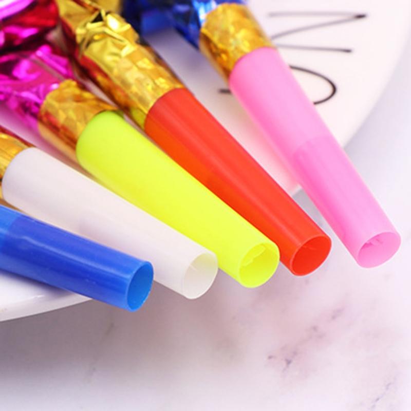 Kid’s Party Whistle Loudly Horn Noise Makers Blowout Whistle for Xmas Indoor Party Outdoor Game Supplies Cheering Squad